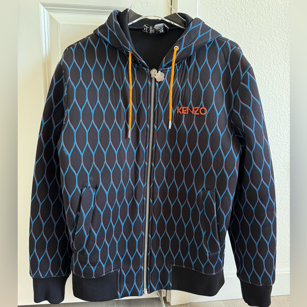 KENZO X H&M Mens Scuba Hoodie Jacket Size Small